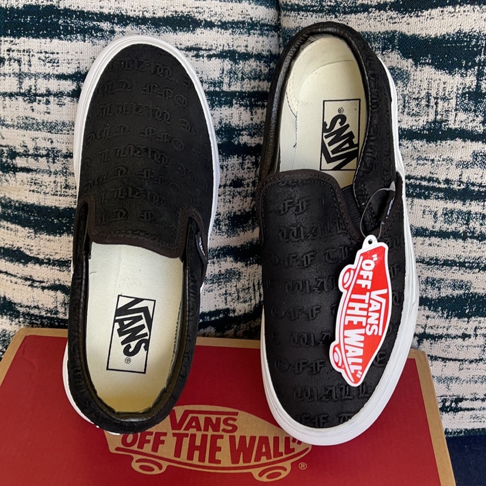 Vans Classic Slip-On Platforms Deboss Otw Black/Black WMNS - Picture 13 of 16